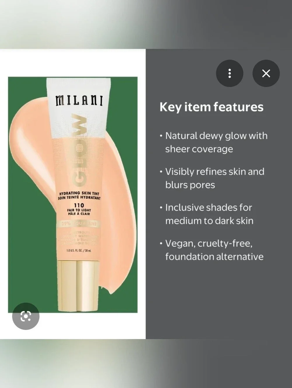 LOreal milani glow
